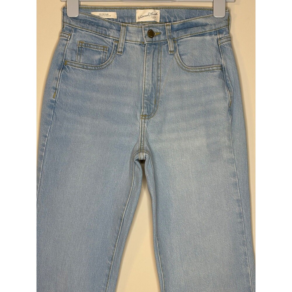 Universal Thread Goods Blue High Rise Flare Jeans Size 2/R - Picture 4 of 9